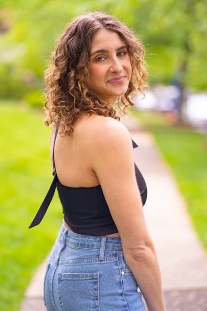 Halter Buckle Crop Top