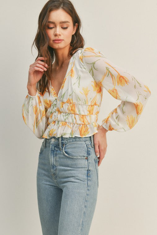 Yellow Tulip Shirt