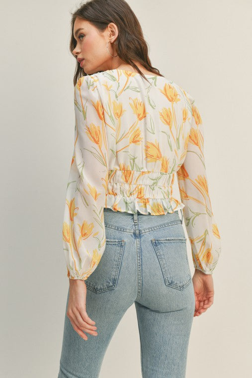 Yellow Tulip Shirt