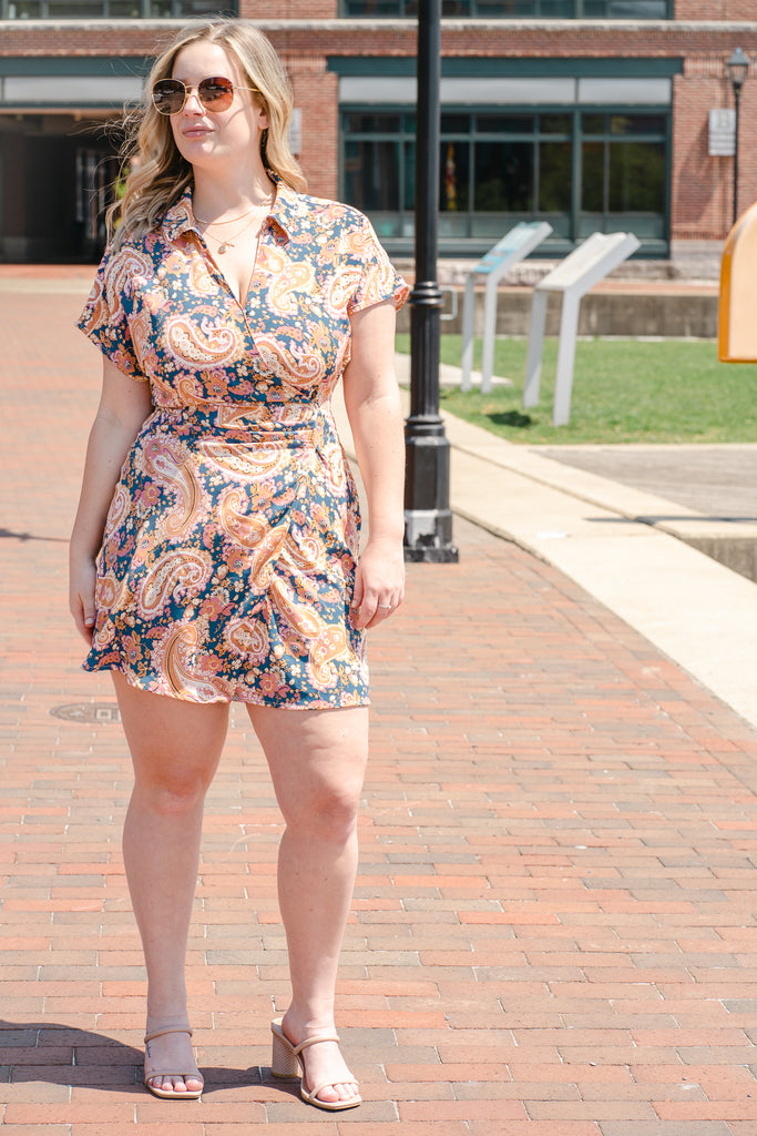 70's Dress with Waist Detail