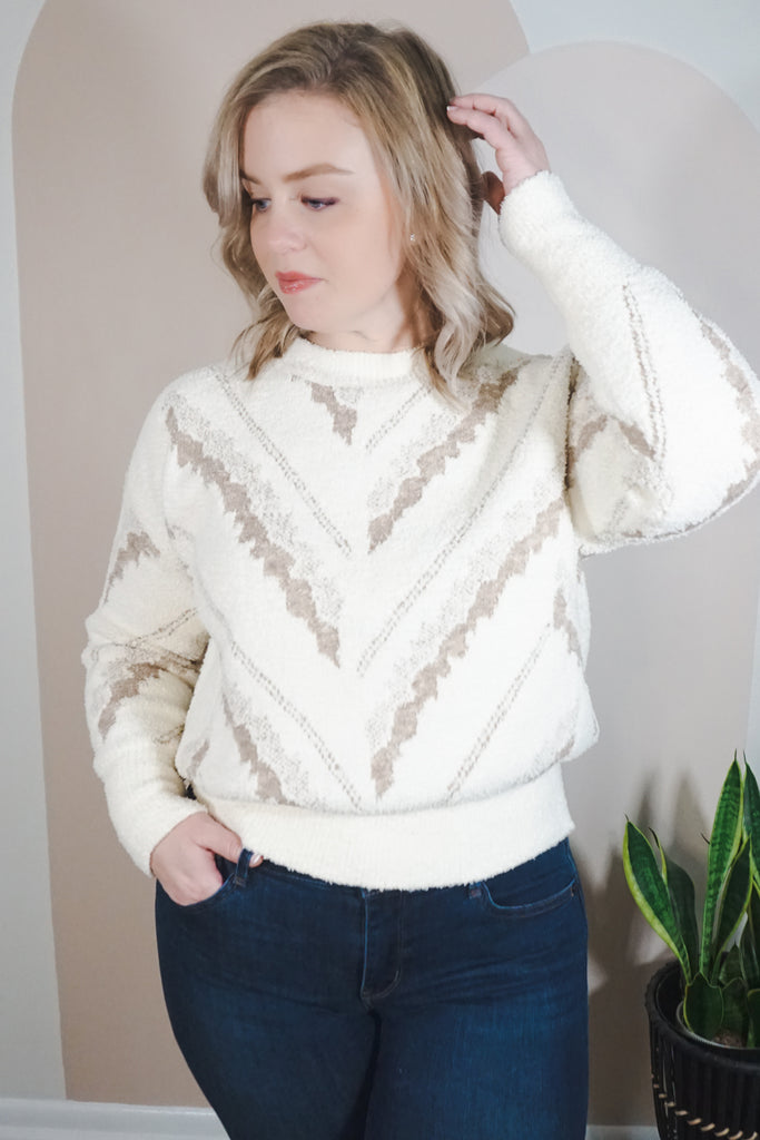Abstract Split Fuzzy Sweater