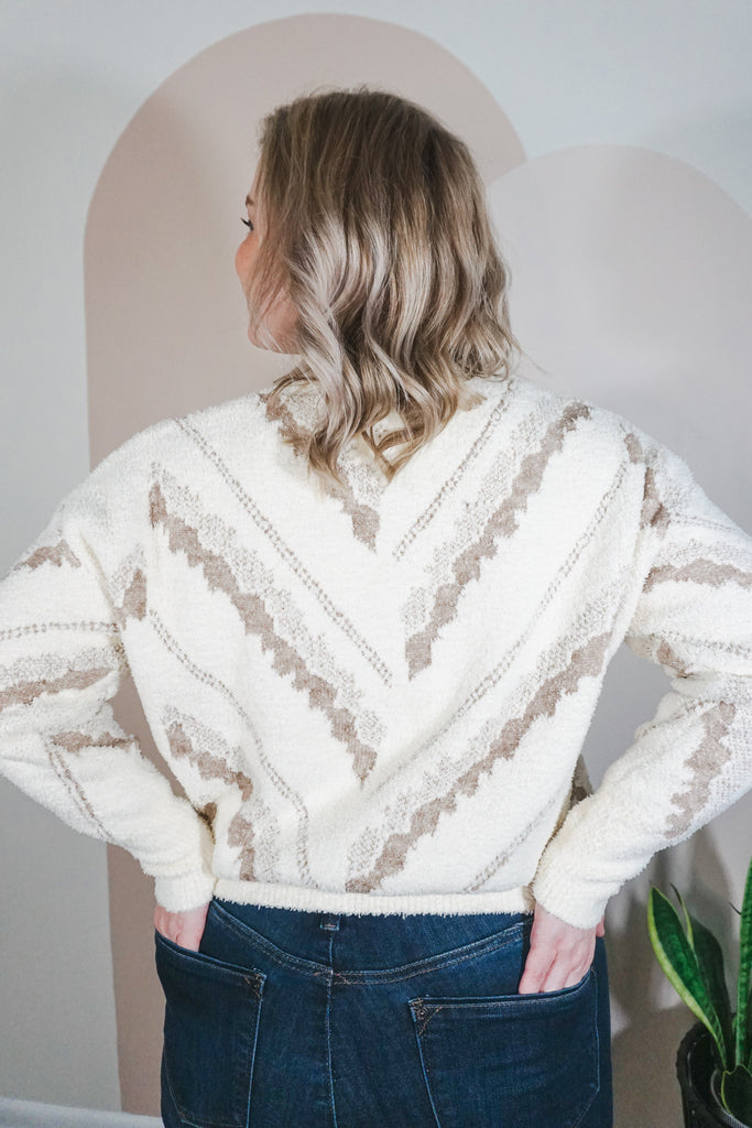 Abstract Split Fuzzy Sweater