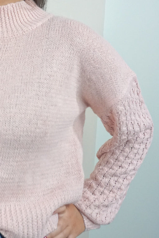 Lantern Sleeve Pullover Sweater