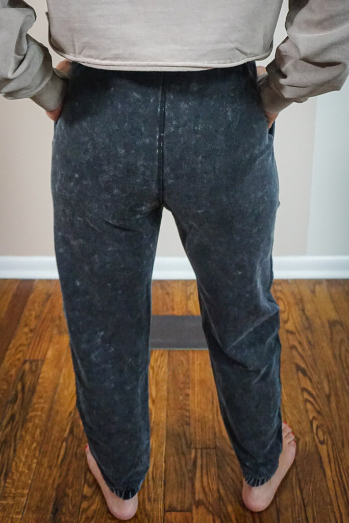 Mineral-Washed Lounge Joggers