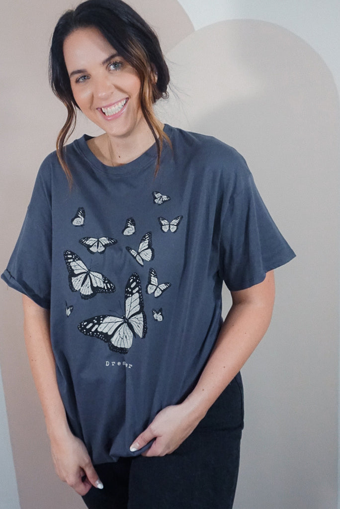 Butterfly Oversized Tee