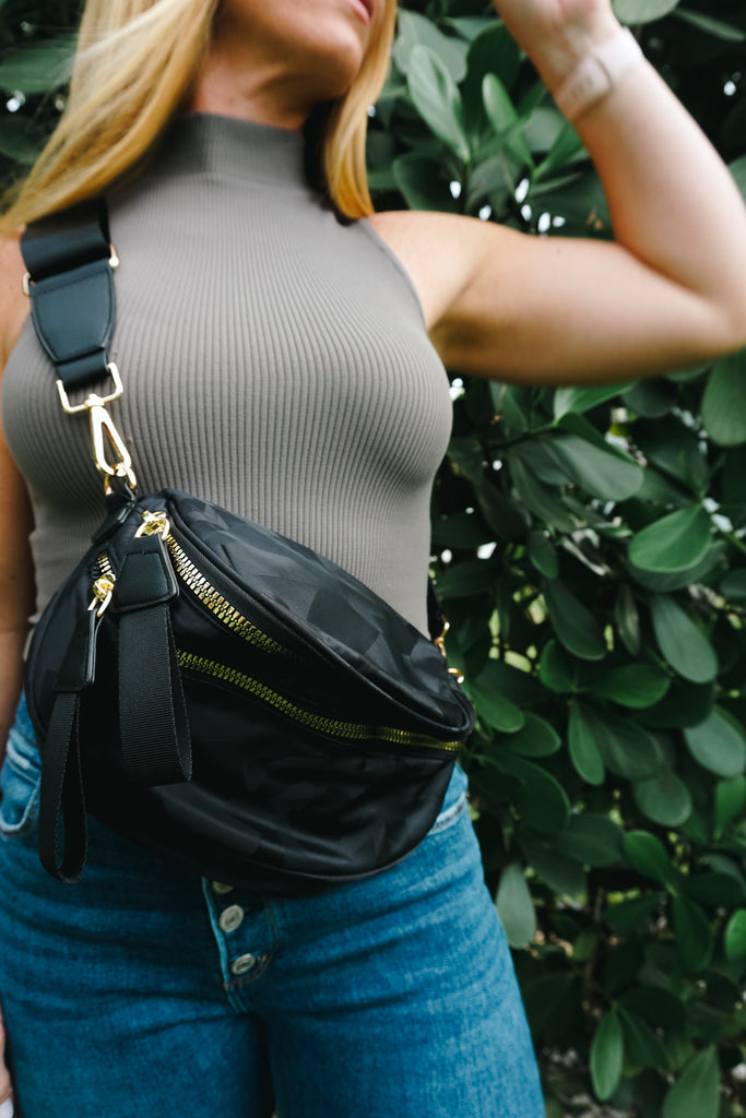 Nylon Crossbody Satchel