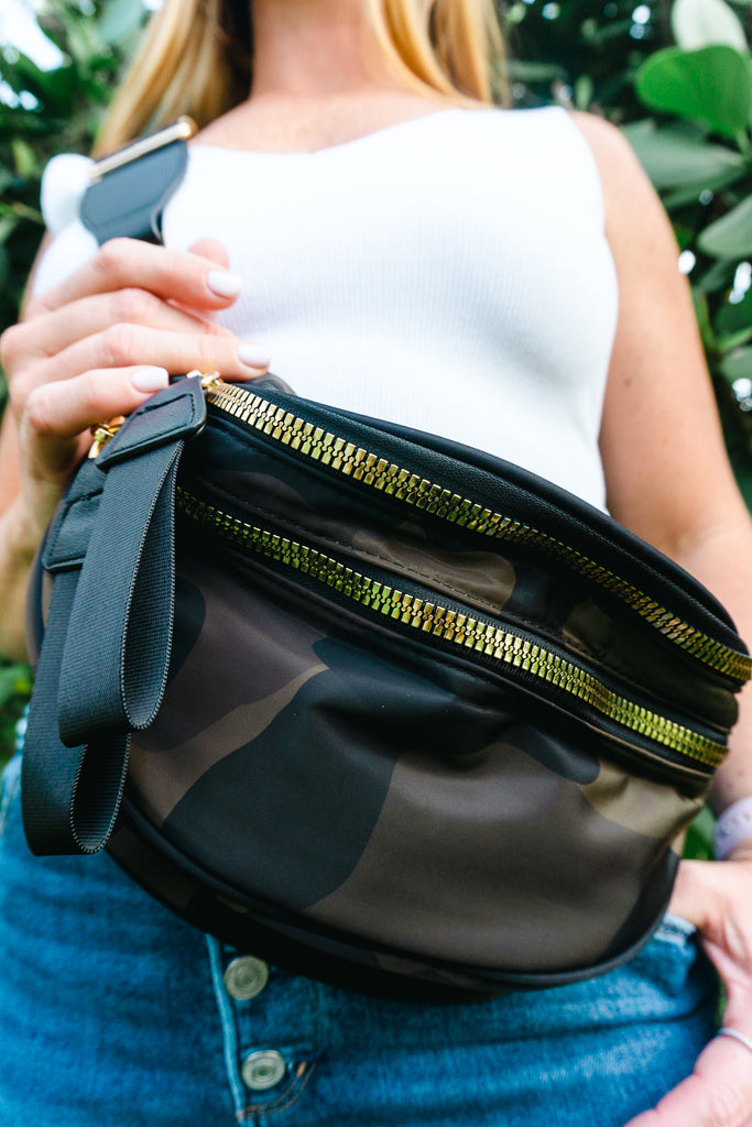 Nylon Crossbody Satchel
