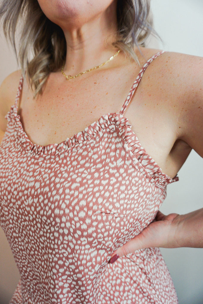 Midi Leopard Print Dress