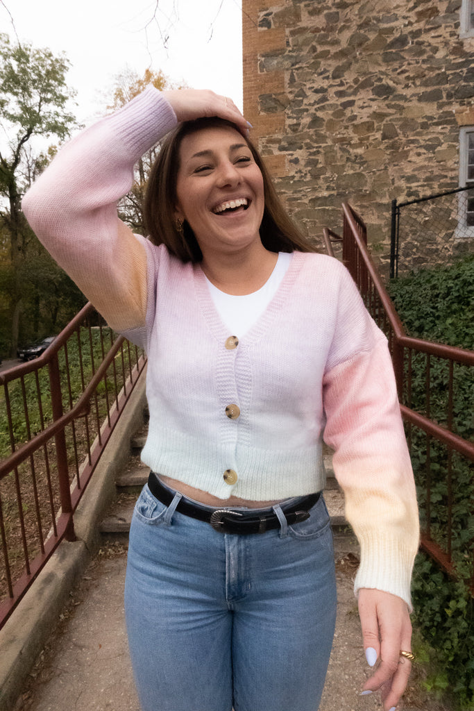 Cotton Candy Cardigan