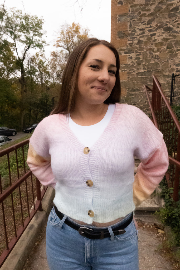 Cotton Candy Cardigan