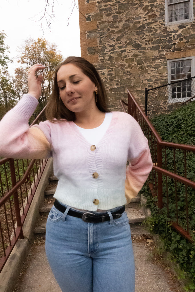 Cotton Candy Cardigan
