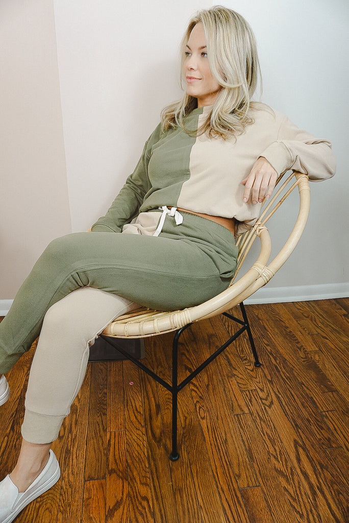 Color-Block Sweats