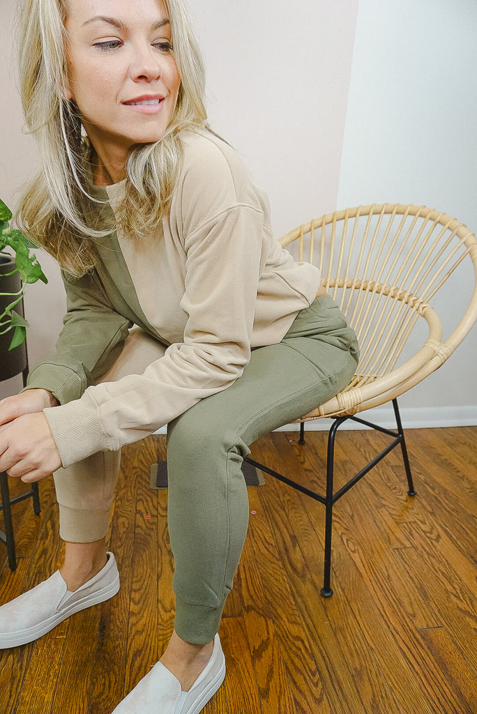 Color-Block Sweats
