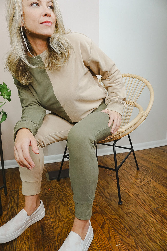 Color-Block Sweatshirt