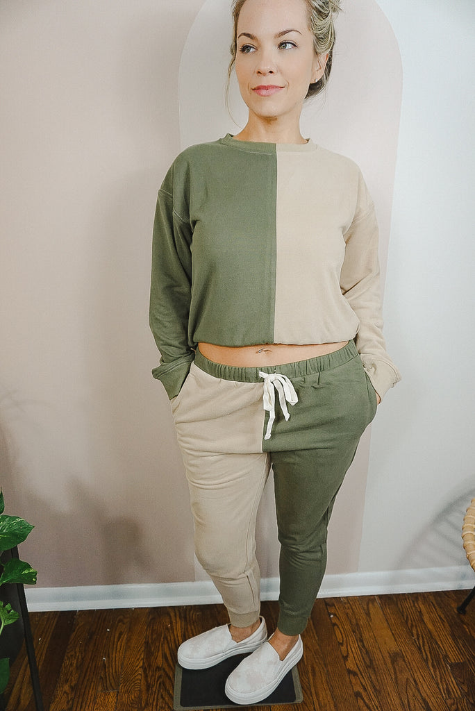 Color-Block Sweats