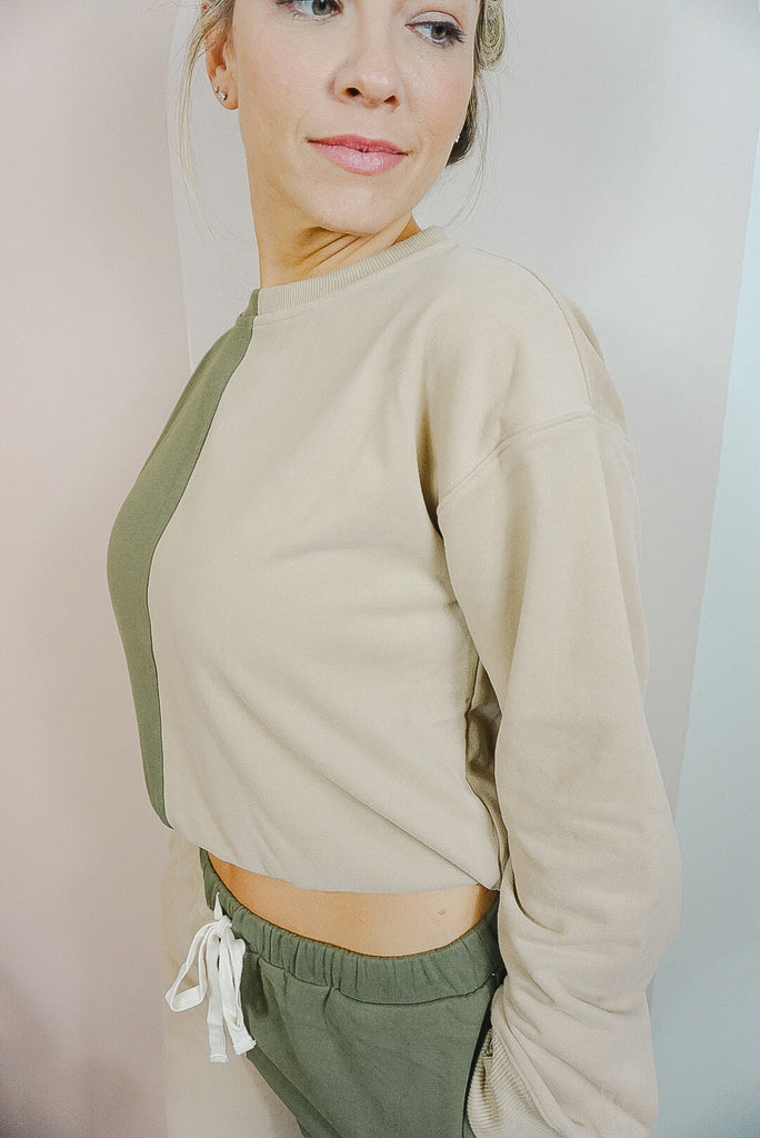 Color-Block Sweatshirt