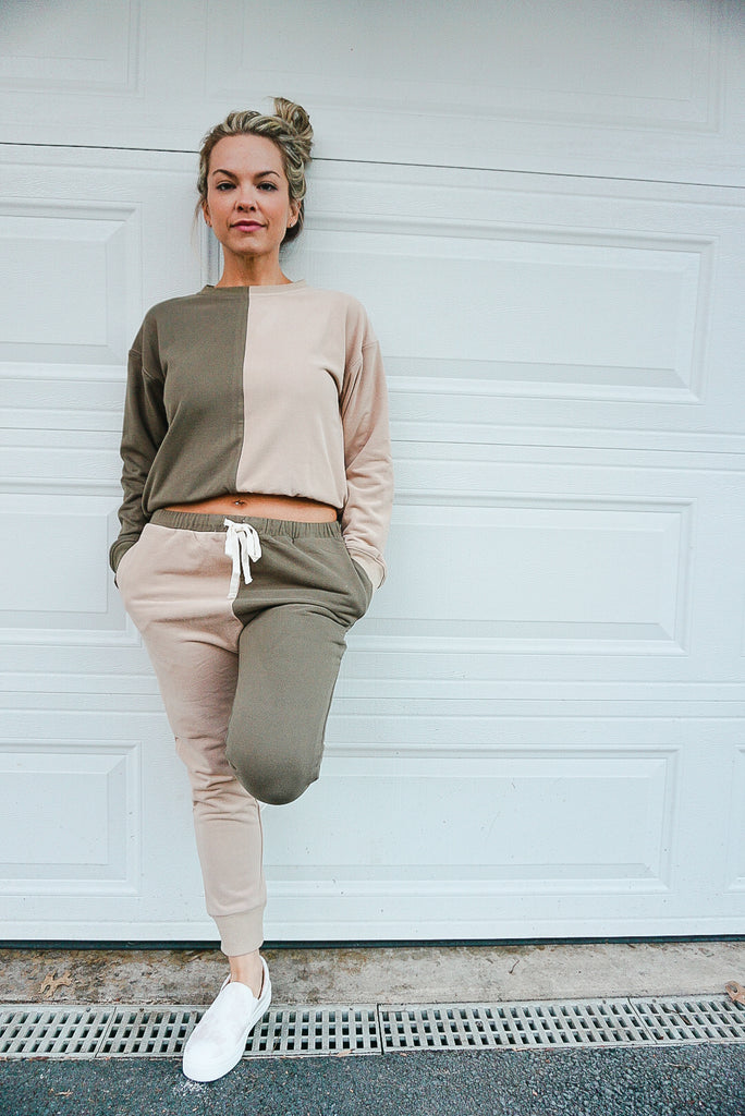 Color-Block Sweatshirt
