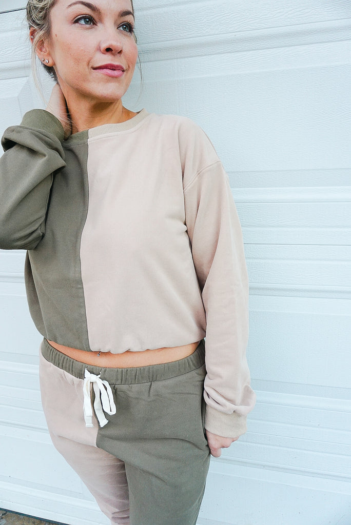 Color-Block Sweats