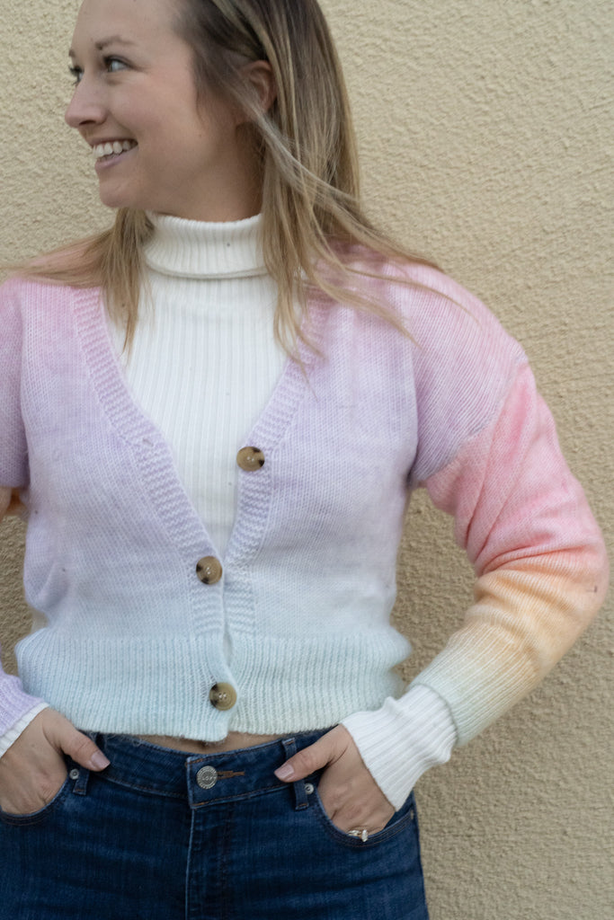 Cotton Candy Cardigan