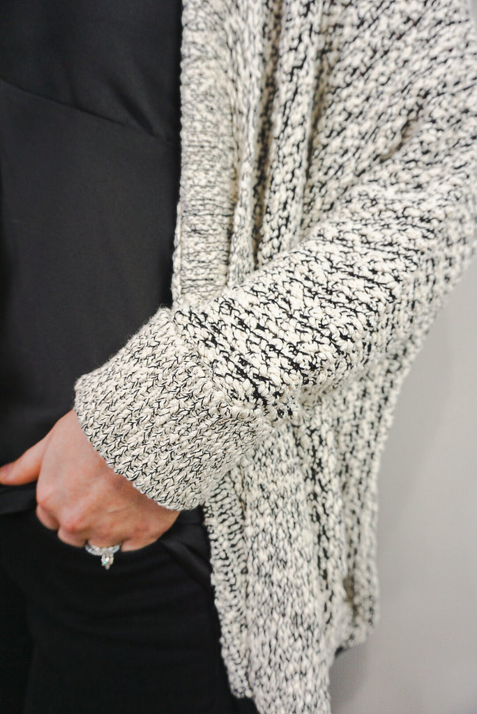 Marbled Knit Cardigan