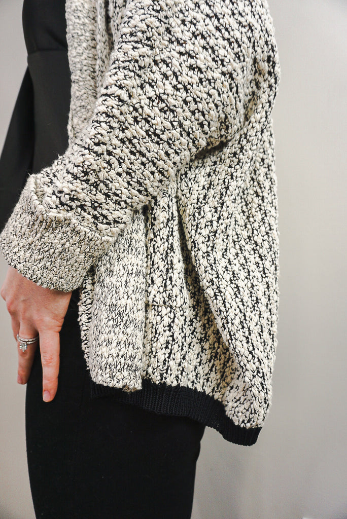 Marbled Knit Cardigan