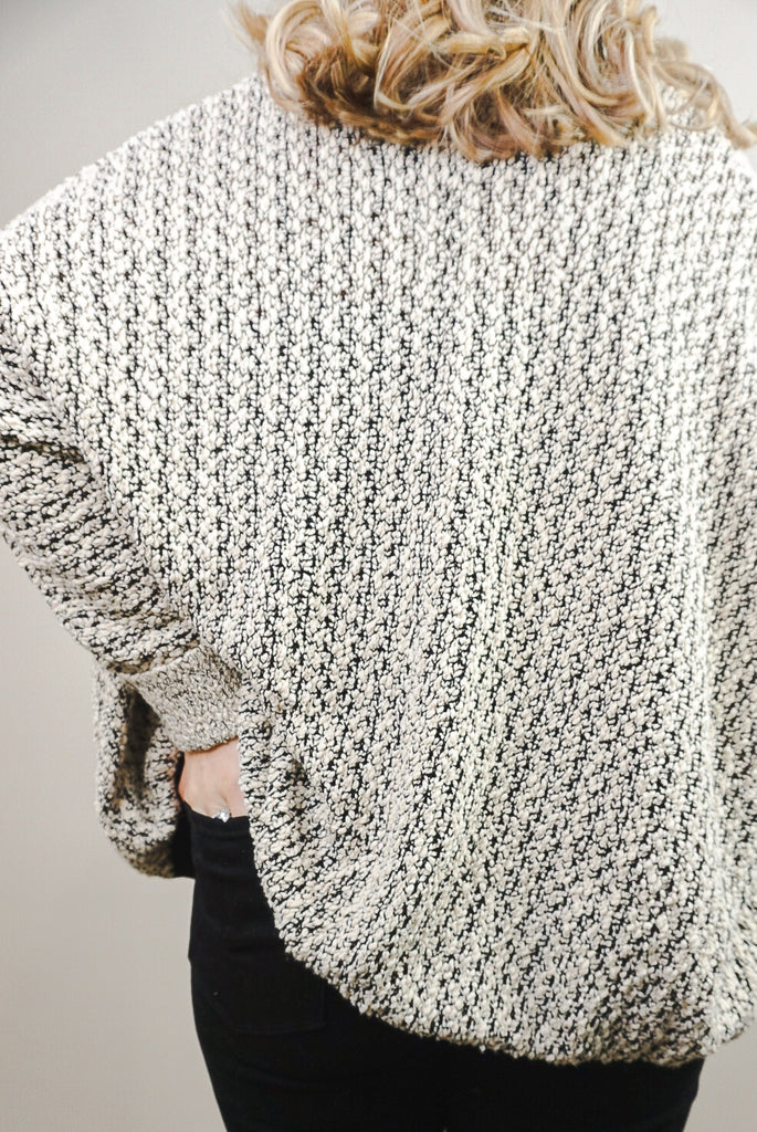 Marbled Knit Cardigan
