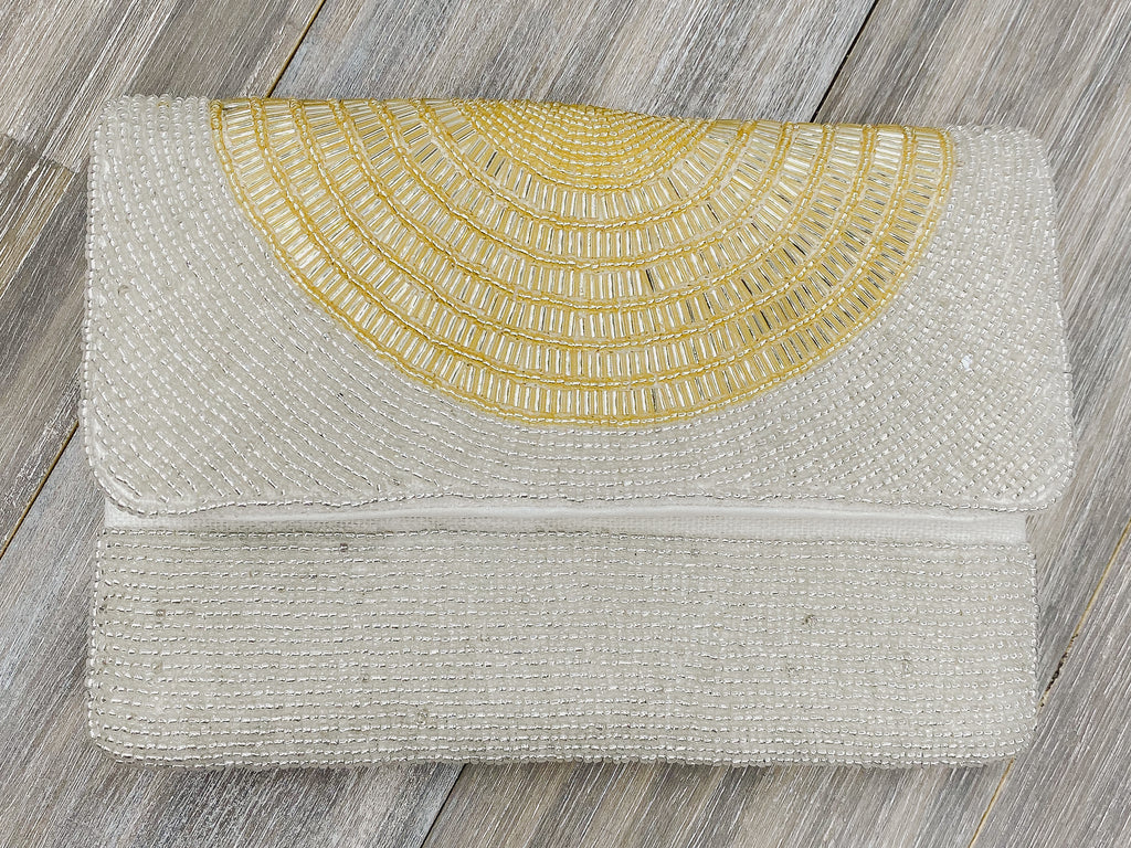 Two-Tone Small Clutch