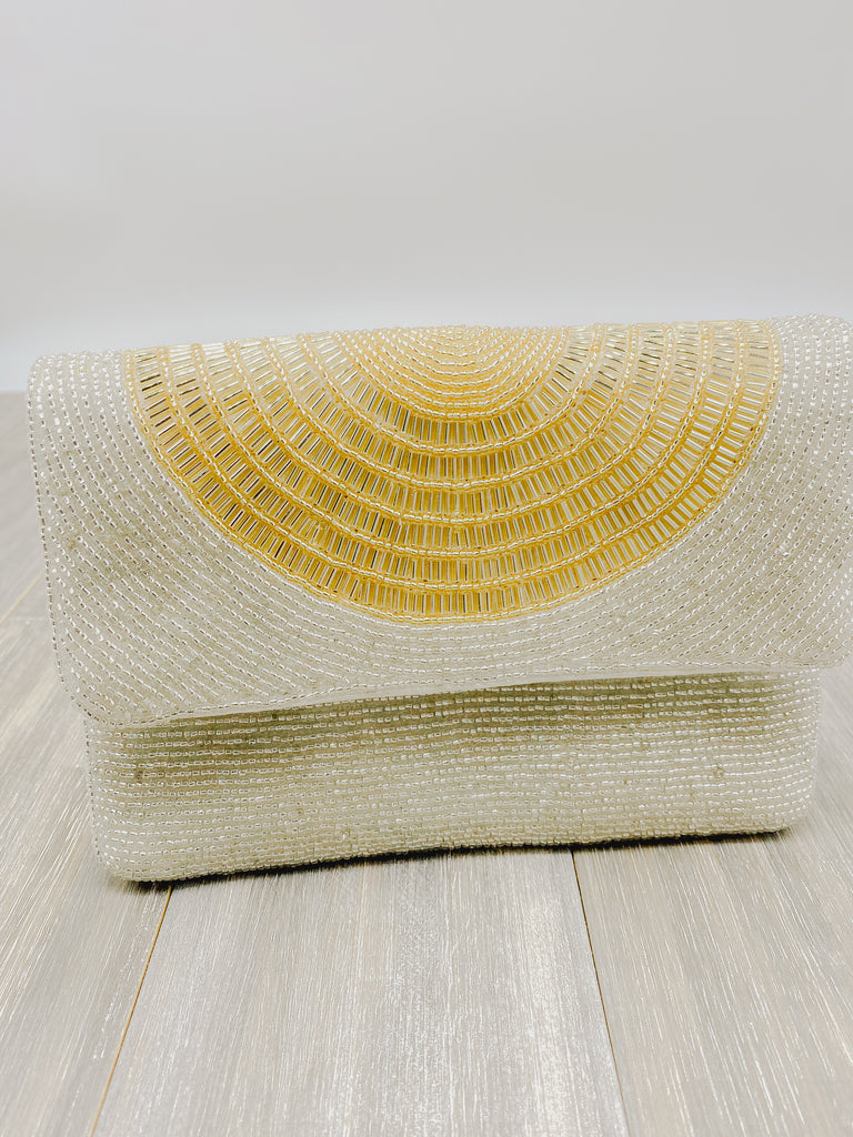 Two-Tone Small Clutch