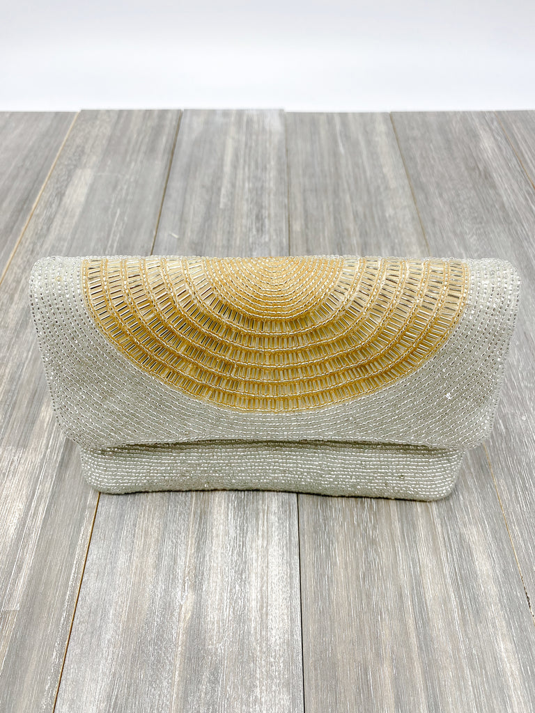 Two-Tone Small Clutch