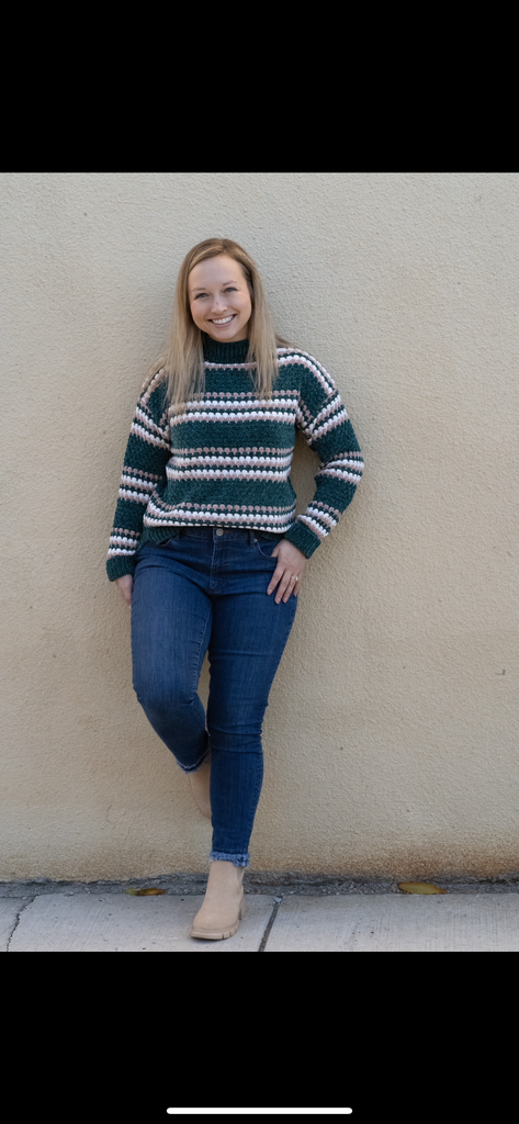 Green ZigZig Sweater